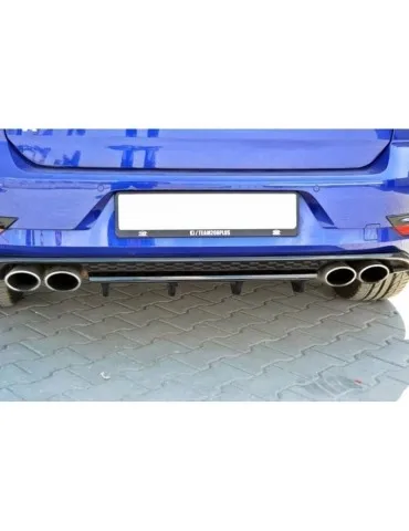 Diffuseur Lame / Diffuseur centrale Arrière VW GOLF VII R (Après Facelift) - Maxton