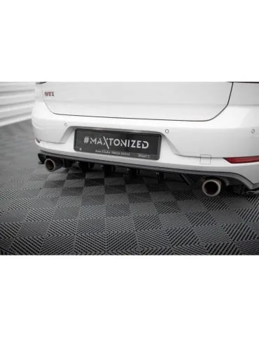 Lame / Diffuseur du Pare-chocs Arrière VW GOLF VII GTI Facelift - Maxton