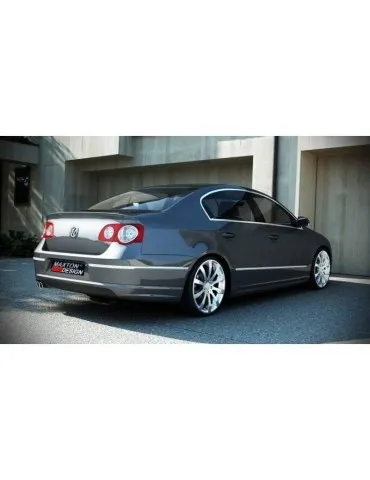 Lame / Diffuseur du Pare-chocs Arrière VW PASSAT B6 (R-LINE ) BERLINE - Maxton