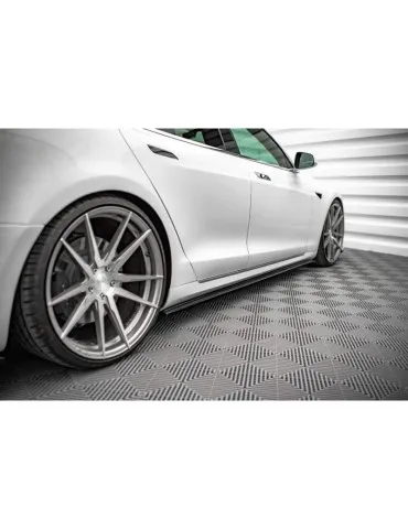 Extension / Rajout de Bas de caisse Tesla Model S Facelift - Maxton
