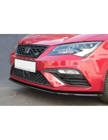 Lame de Pare-chocs Avant V.1 SEAT LEON CUPRA / FR MK3 FL - Maxton