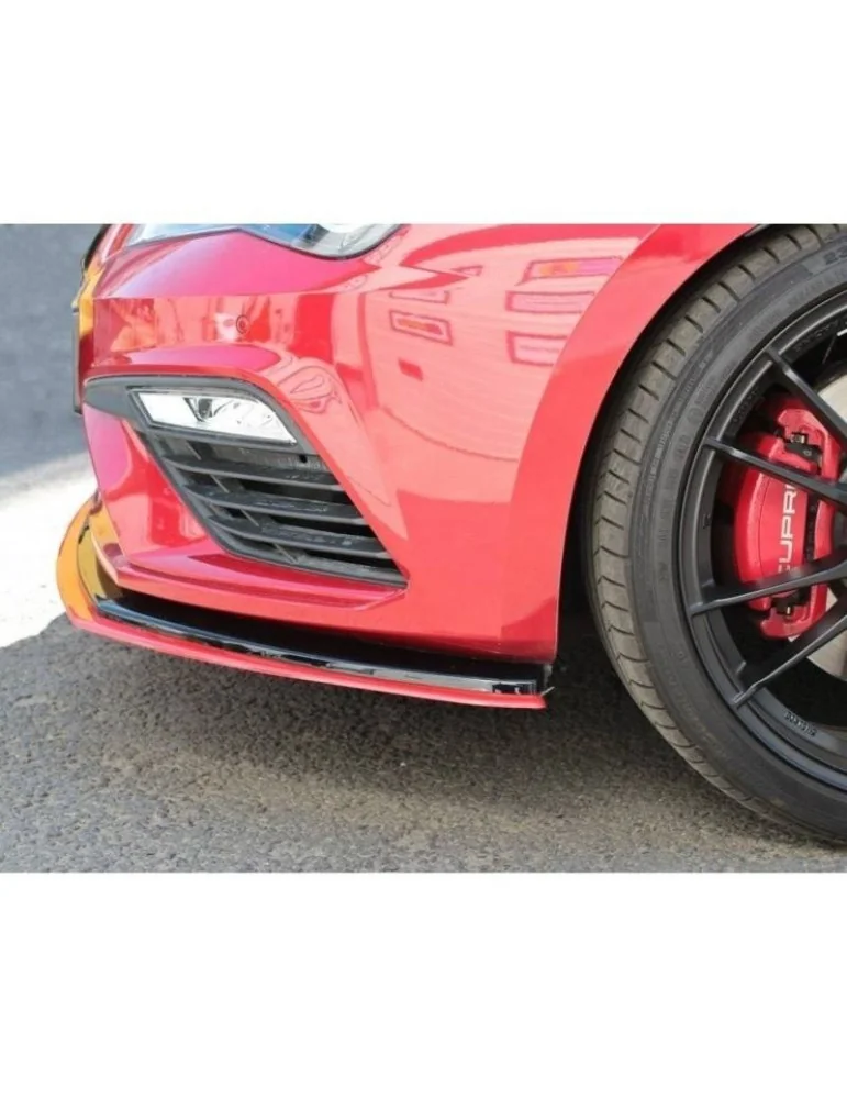 Lame de Pare-chocs Avant V.3 SEAT LEON CUPRA / FR MK3 FL - Maxton