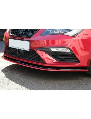 Lame de Pare-chocs Avant V.3 SEAT LEON CUPRA / FR MK3 FL - Maxton