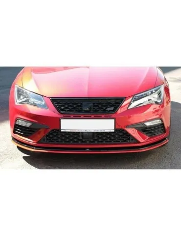 Lame de Pare-chocs Avant V.3 SEAT LEON CUPRA / FR MK3 FL - Maxton