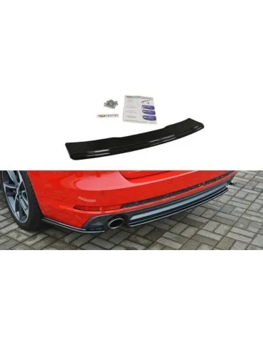 Diffuseur central Arrière AUDI A4 B9 S-LINE - Maxton