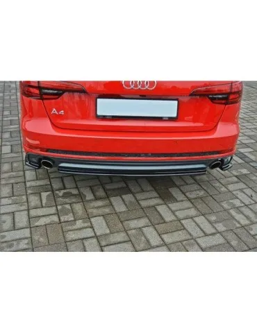 Diffuseur central Arrière AUDI A4 B9 S-LINE - Maxton