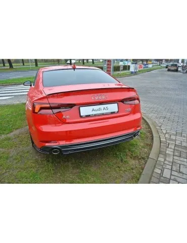 Diffuseur central Arrière AUDI A5 F5 S-LINE (sans barres verticales) - Maxton
