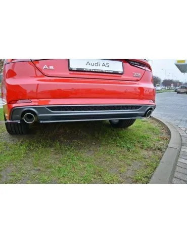 Diffuseur central Arrière AUDI A5 F5 S-LINE (sans barres verticales) - Maxton
