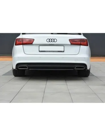 Diffuseur central Arrière AUDI A6 C7 Avant S-LINE Facelift - Maxton