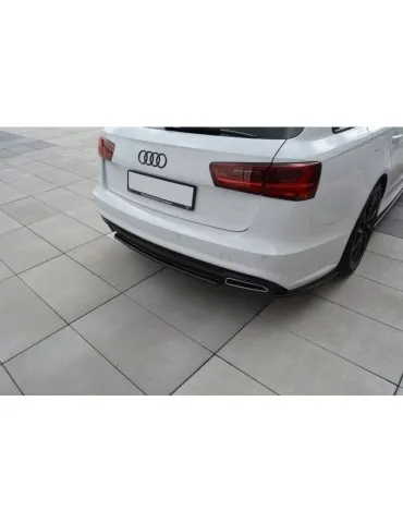Diffuseur central Arrière AUDI A6 C7 Avant S-LINE Facelift - Maxton