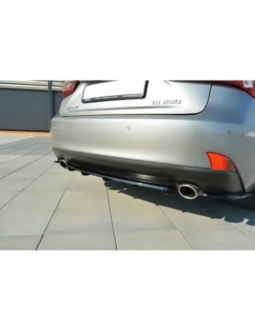 Diffuseur central Arrière LEXUS IS MK3 T (avec une barre verticale) - Maxton