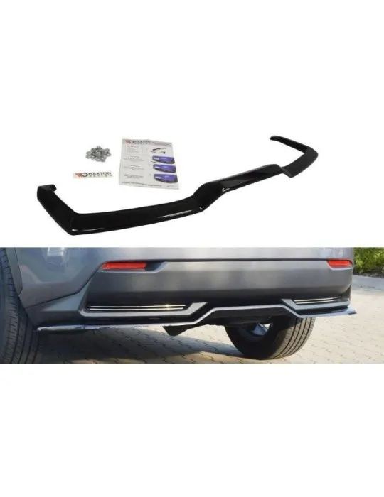 Splitter arrière central sans diffuseur Lexus NX I H noir brillant