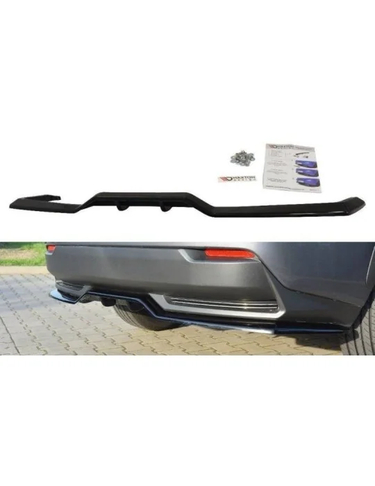 Splitter arrière central avec diffuseur Lexus NX I H noir brillant