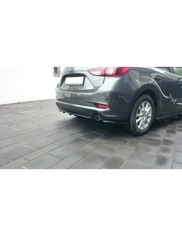 Diffuseur central Arrière MAZDA 3 BN (MK3) Facelift (avec une barre verticale) - Maxton