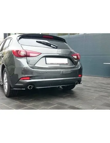 Diffuseur central Arrière MAZDA 3 BN (MK3) Facelift (avec une barre verticale) - Maxton