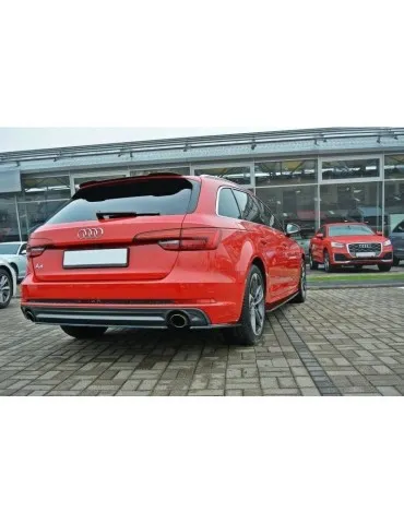 Lame de Pare-chocs Arrière AUDI A4 B9 S-LINE - Maxton