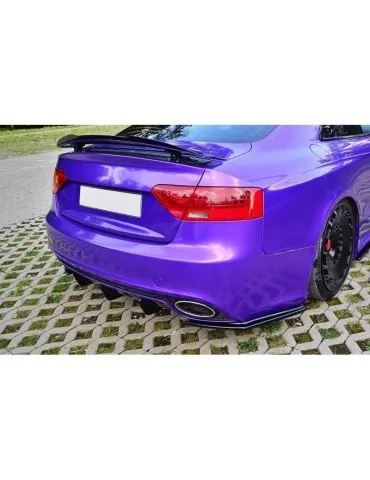 Lame / Diffuseur du Pare-chocs Arrière AUDI RS5 MK1 (8T) Facelift - Maxton