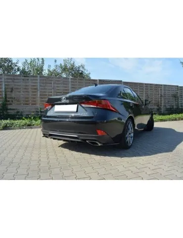 Lame / Diffuseur du Pare-chocs Arrière LEXUS IS MK3 Facelift T - Maxton