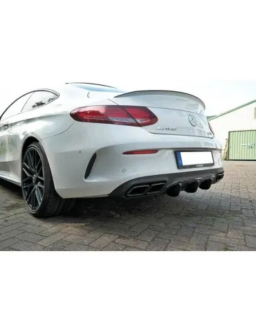Lame / Diffuseur du Pare-chocs Arrière MERCEDES C-class C205 63AMG Coupe - Maxton