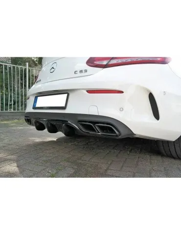 Lame / Diffuseur du Pare-chocs Arrière MERCEDES C-class C205 63AMG Coupe - Maxton