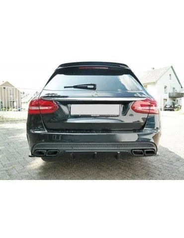 Lame / Diffuseur du Pare-chocs Arrière MERCEDES C-Class S205 63AMG Estate - Maxton