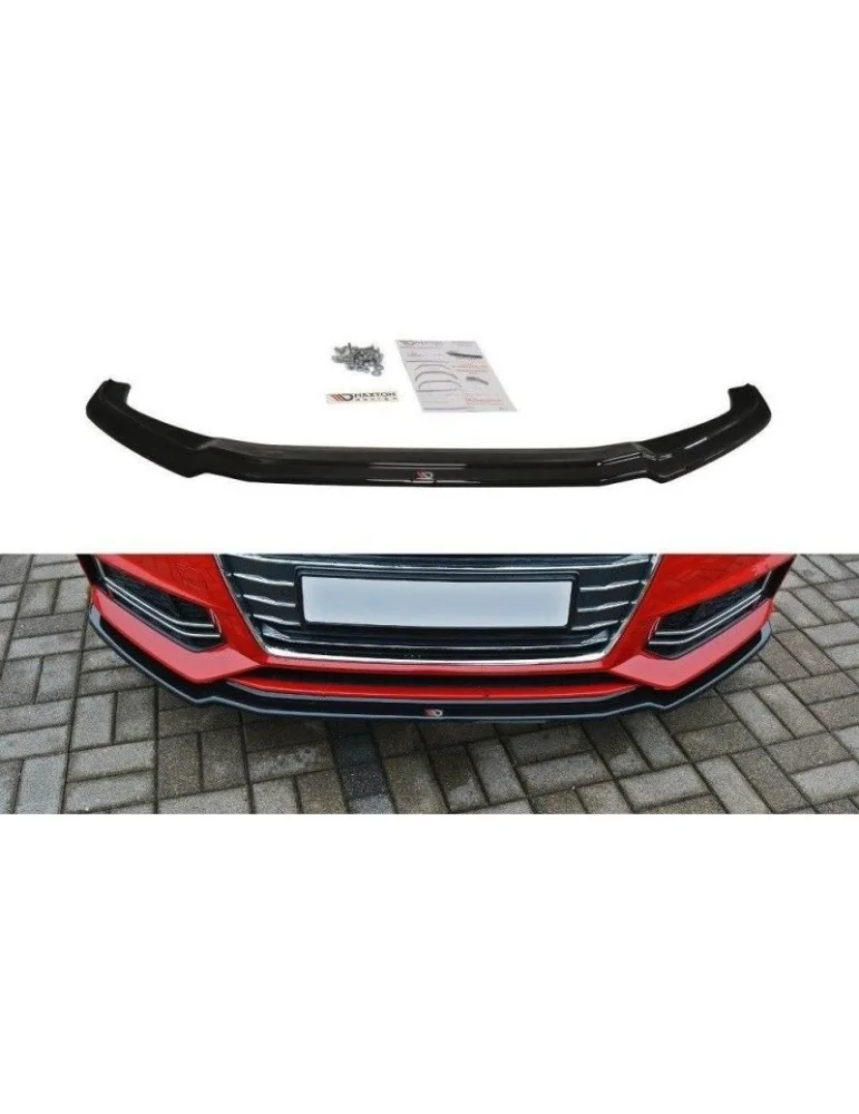 Lame de pare-chocs Avant V.1 AUDI A4 B9 S-LINE - Maxton
