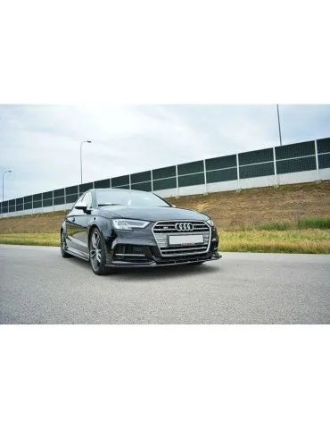 Lame de pare-chocs Avant V.1 AUDI S3 / A3 S-LINE 8V FL - Maxton