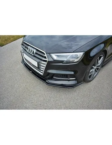 Lame de pare-chocs Avant V.1 AUDI S3 / A3 S-LINE 8V FL - Maxton