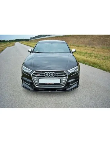 Lame de pare-chocs Avant V.1 AUDI S3 / A3 S-LINE 8V FL - Maxton