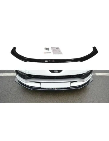 Lame de Pare-chocs Avant / Splitter RENAULT CLIO MK4 RS - Maxton