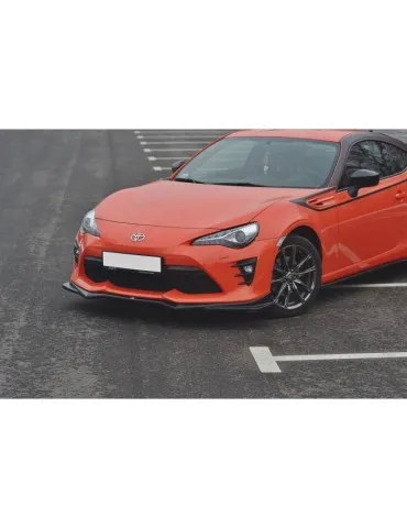 Lame de Pare-chocs Avant / Splitter V.2 TOYOTA GT86 Facelift Texturé - Maxton