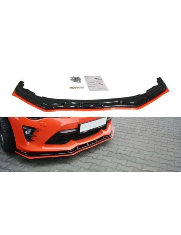 Lame de Pare-chocs Avant / Splitter V.4 TOYOTA GT86 Facelift + - Maxton