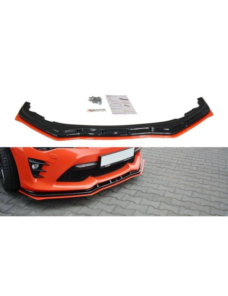Lame de Pare-chocs Avant / Splitter V.4 TOYOTA GT86 Facelift   + - Maxton