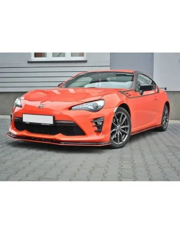 Lame de Pare-chocs Avant / Splitter V.4 TOYOTA GT86 Facelift   + - Maxton