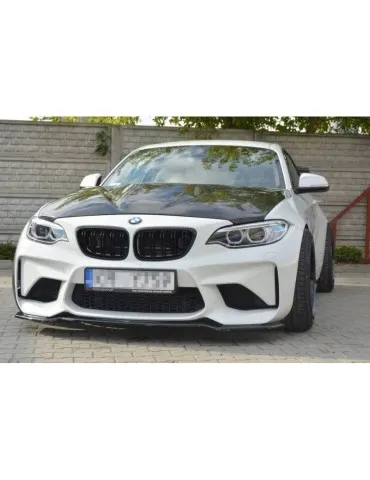 Lame de Pare-chocs Avant / Splitter BMW M2 (F87) COUPÉ - Maxton