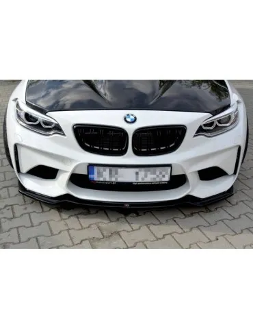 Lame de Pare-chocs Avant / Splitter BMW M2 (F87) COUPÉ - Maxton
