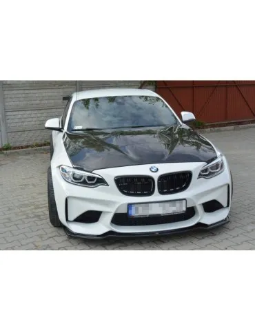 Lame de Pare-chocs Avant / Splitter BMW M2 (F87) COUPÉ - Maxton
