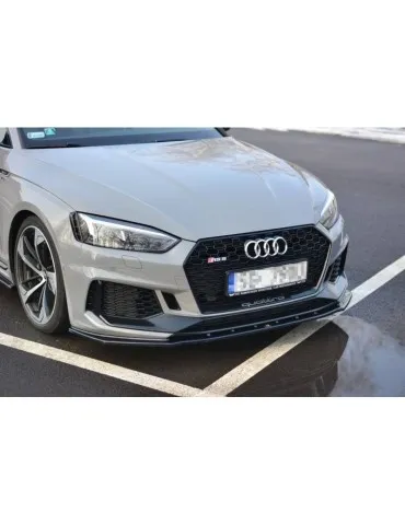 Lame de Pare-chocs Avant / Splitter V.1 AUDI RS5 F5 Coupe / Sportback - Maxton