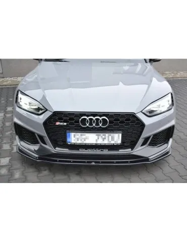 Lame de Pare-chocs Avant / Splitter V.1 AUDI RS5 F5 Coupe / Sportback - Maxton