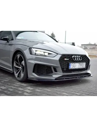 Lame de Pare-chocs Avant / Splitter V.1 AUDI RS5 F5 Coupe / Sportback - Maxton