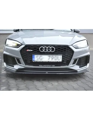 Lame de Pare-chocs Avant / Splitter V.2 AUDI RS5 F5 Coupe / Sportback - Maxton