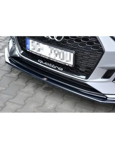 Lame de Pare-chocs Avant / Splitter V.2 AUDI RS5 F5 Coupe / Sportback - Maxton