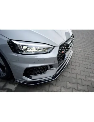 Lame de Pare-chocs Avant / Splitter V.2 AUDI RS5 F5 Coupe / Sportback - Maxton