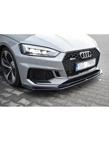 Lame de Pare-chocs Avant / Splitter V.2 AUDI RS5 F5 Coupe / Sportback - Maxton