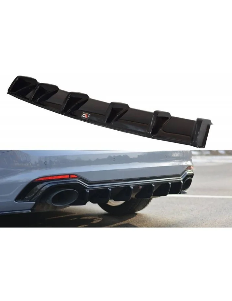 Lame / Diffuseur du Pare-chocs Arrière AUDI RS5 F5 Coupe / Sportback - Maxton