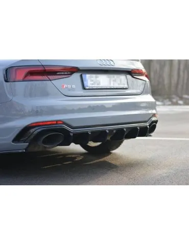 Lame / Diffuseur du Pare-chocs Arrière AUDI RS5 F5 Coupe / Sportback - Maxton
