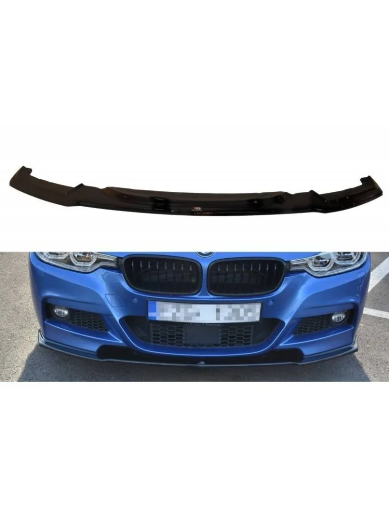 Lame de Pare-chocs Avant / Splitter BMW 3-SERIES F30 FL SEDAN M-sport - Maxton