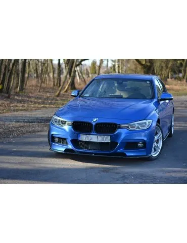 Lame de Pare-chocs Avant / Splitter BMW 3-SERIES F30 FL SEDAN M-sport - Maxton
