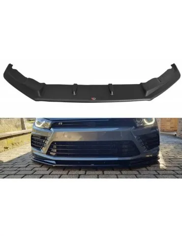 Lame de Pare-chocs Avant / Splitter V.1 VOLKSWAGEN SCIROCCO Mk.3 R Facelift - Maxton