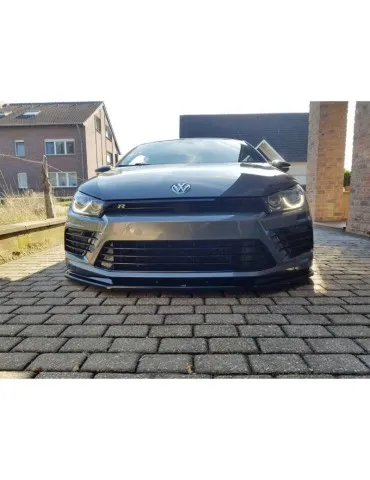 Lame de Pare-chocs Avant / Splitter V.1 VOLKSWAGEN SCIROCCO Mk.3 R Facelift - Maxton